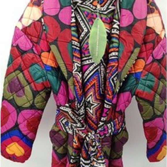 FARM Rio Multicolor Heart Puffer Jacket - Picture 6 of 8